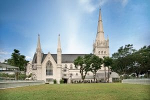 St. Andrew’s Cathedral tempat wisata di singapura