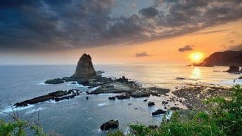 Senja indah di Pantai Papuma