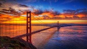 tempat wisata di Amerika Serikat - Golden Gate Bridge